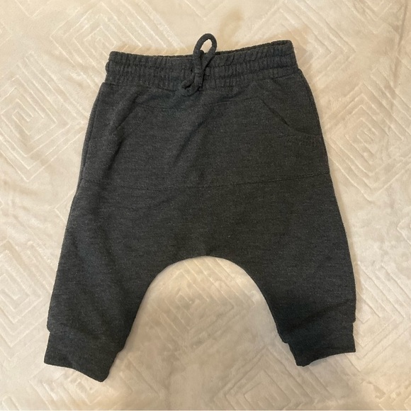 Afton Street Other - Baby Boys Harem Style Pants Sz 0-3 Months Charcoal Grey